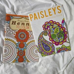 Adult Coloring Books - Set Of 2